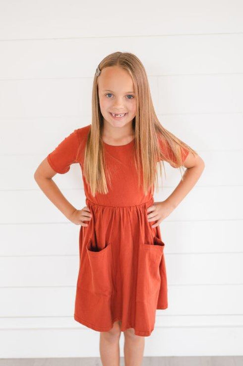Brick Twirl Dress